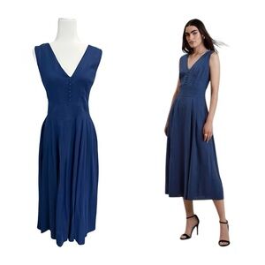 Banana Republic Factory Linen Maxi Dress